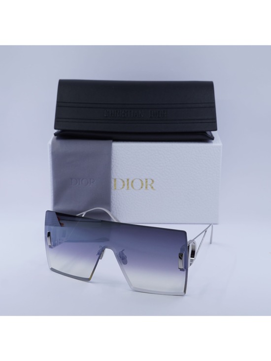 Dior Accessories - Dior 30MONTAIGNE M1U F0A6 Shield Rimless Sunglasses - Silver / Grey